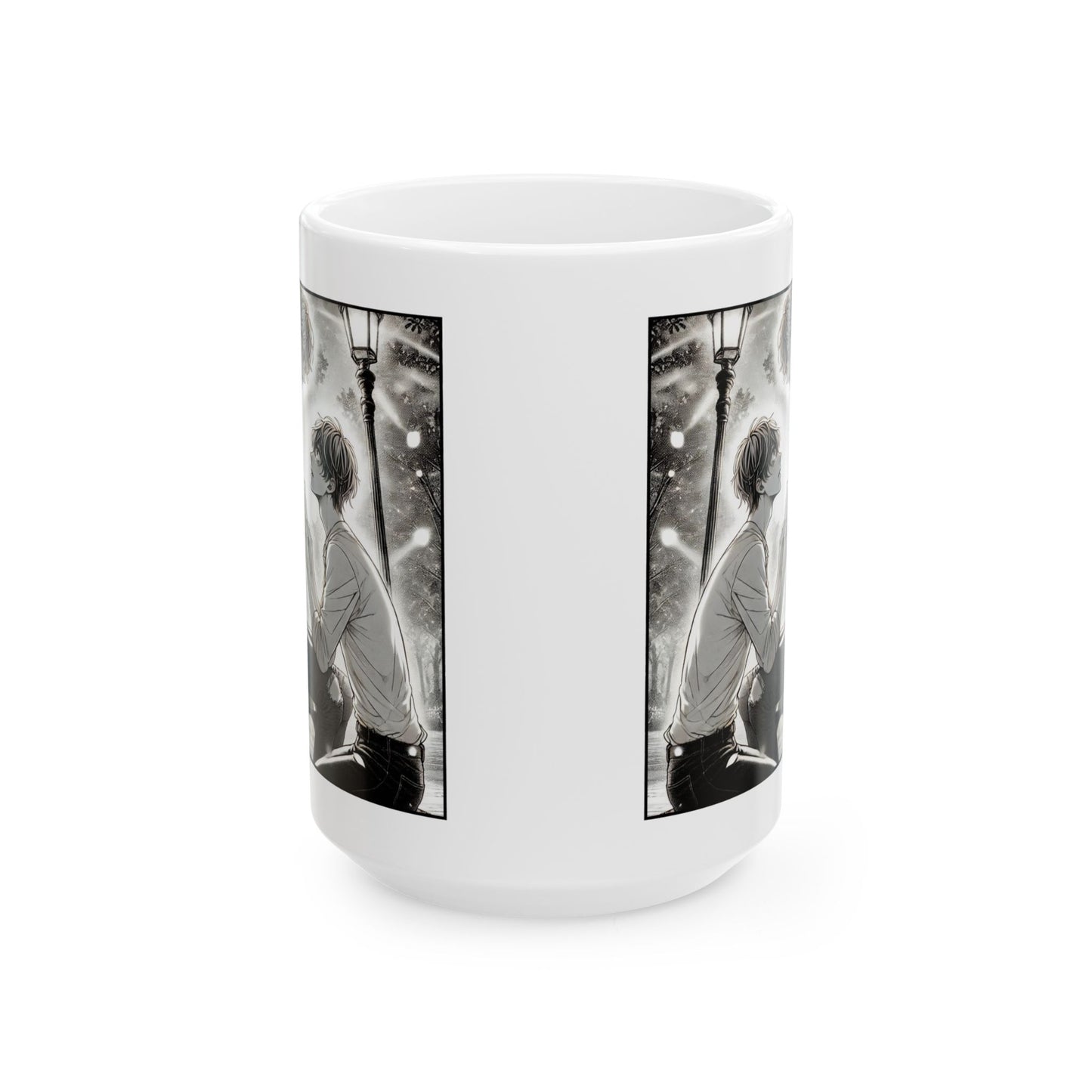 Yaoi BL Mug – Emotional Manga-Style Proposal Coffee Cup, LGBTQ Romance Gift for Boys’ Love Fans and Gay Anime Readers