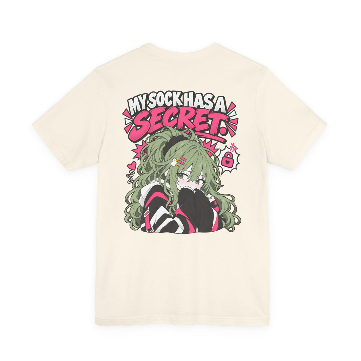 Anime Meme Tee – My Sock Has a Secret Manga Shirt