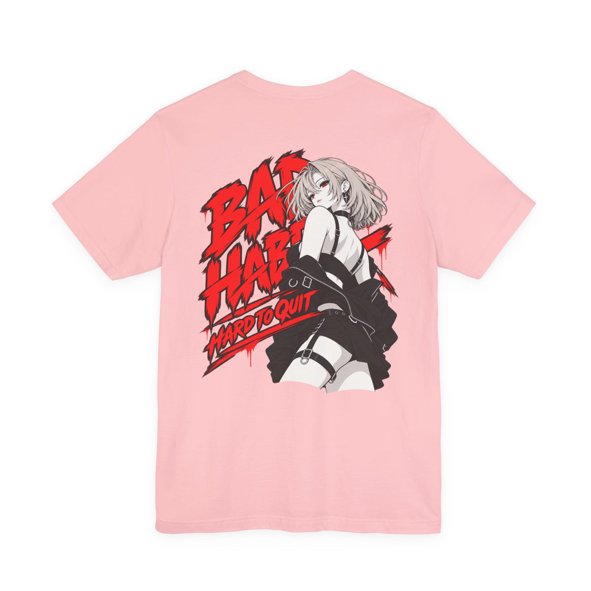 Grunge Anime Shirt – Heartbreaker Goth Girl Streetwear Tee