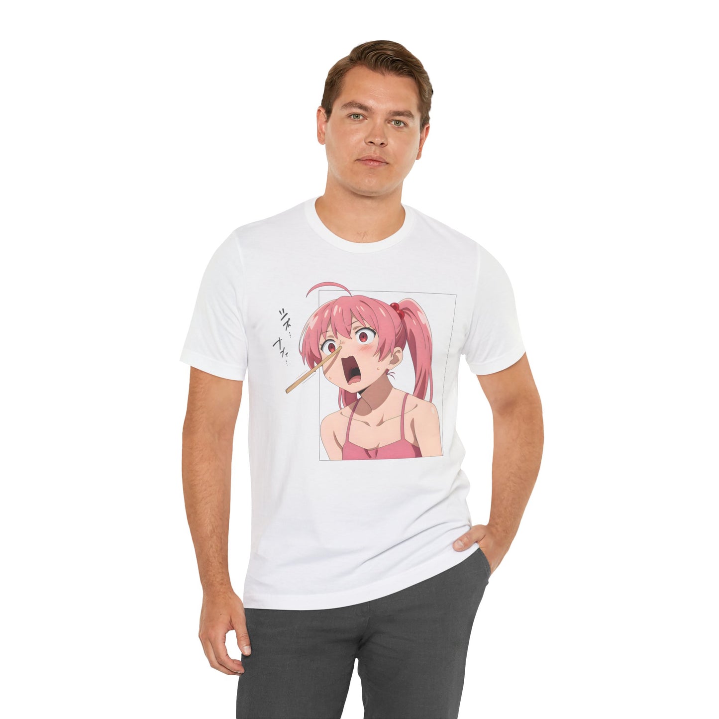 Funny Anime T-Shirt – Chopstick Panic Meme Girl Tee, Screaming Otaku Chaos Shirt, Weird Gift for Anime Lovers and Emotional Damage Gremlins