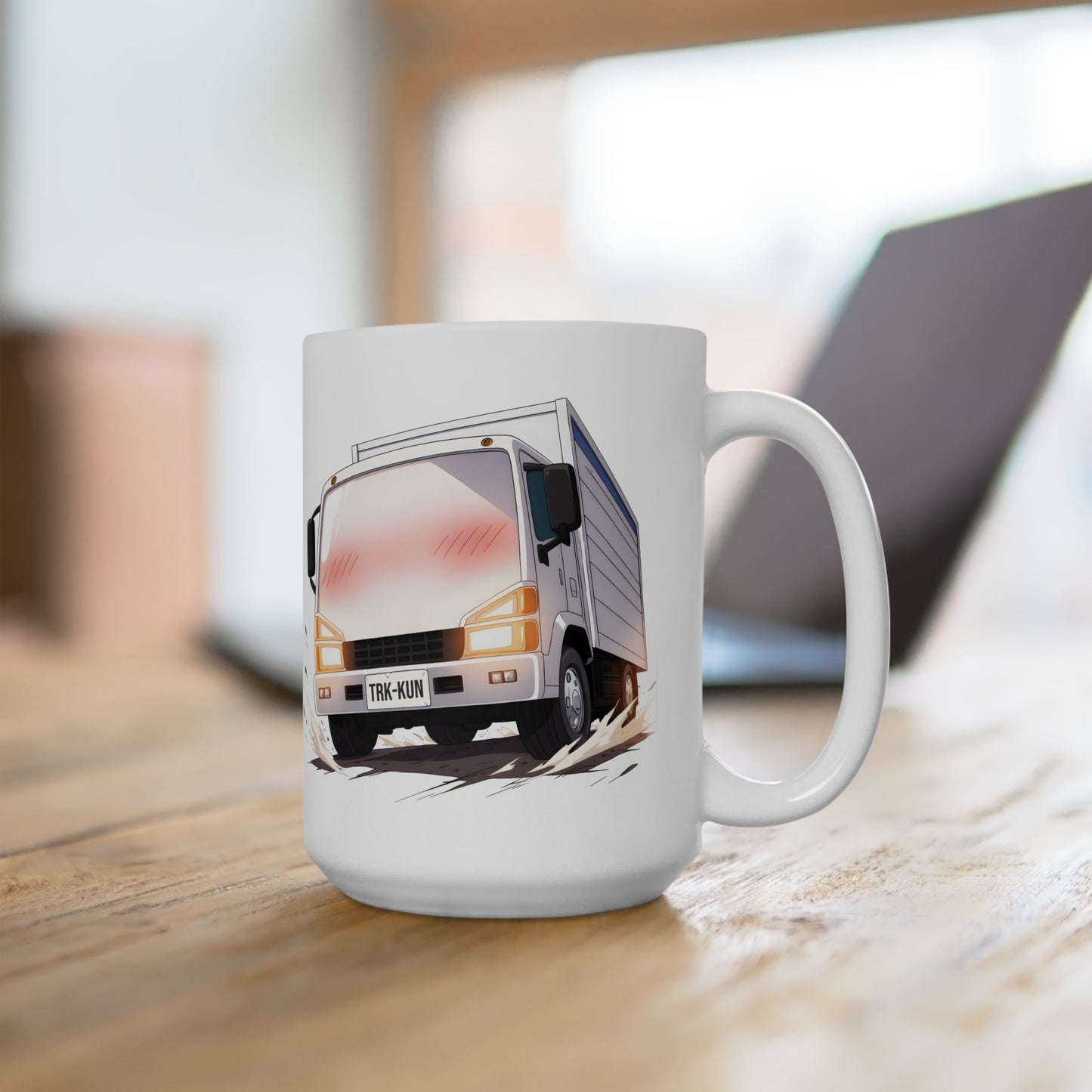 Anime Meme Mug – Truck Kun Isekai Joke Cup, Level 99 Gamer Humor Coffee Mug, Funny Anime Gift