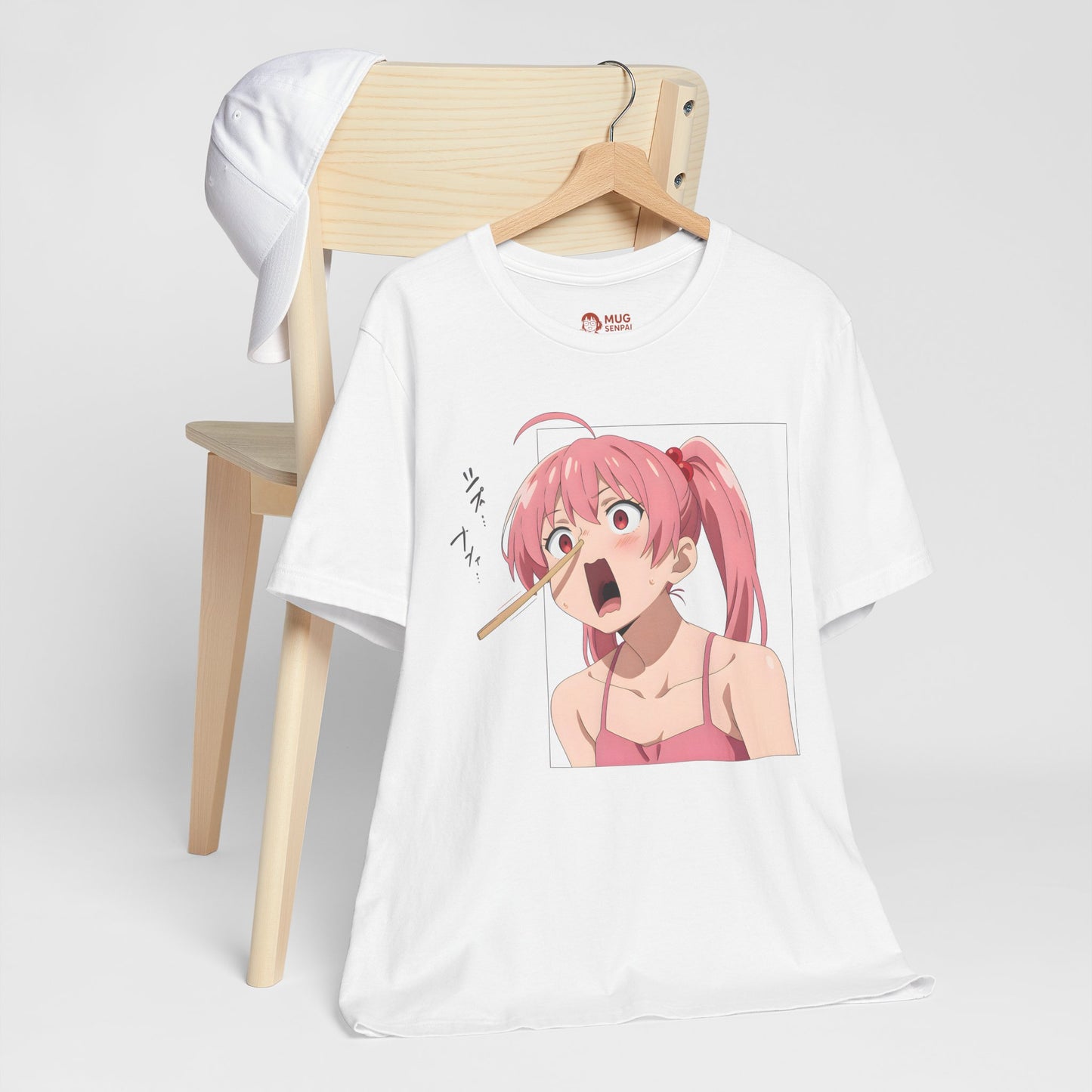 Funny Anime T-Shirt – Chopstick Panic Meme Girl Tee, Screaming Otaku Chaos Shirt, Weird Gift for Anime Lovers and Emotional Damage Gremlins