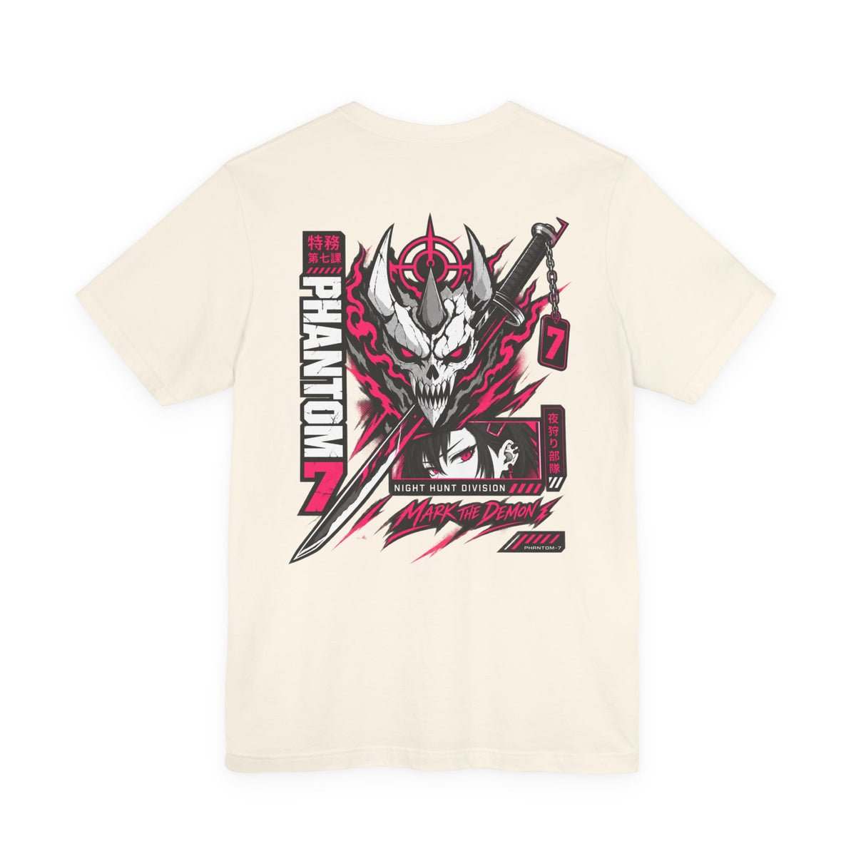 Demon Hunter Shirt – Phantom 7 Night Hunt Anime Squad Tee