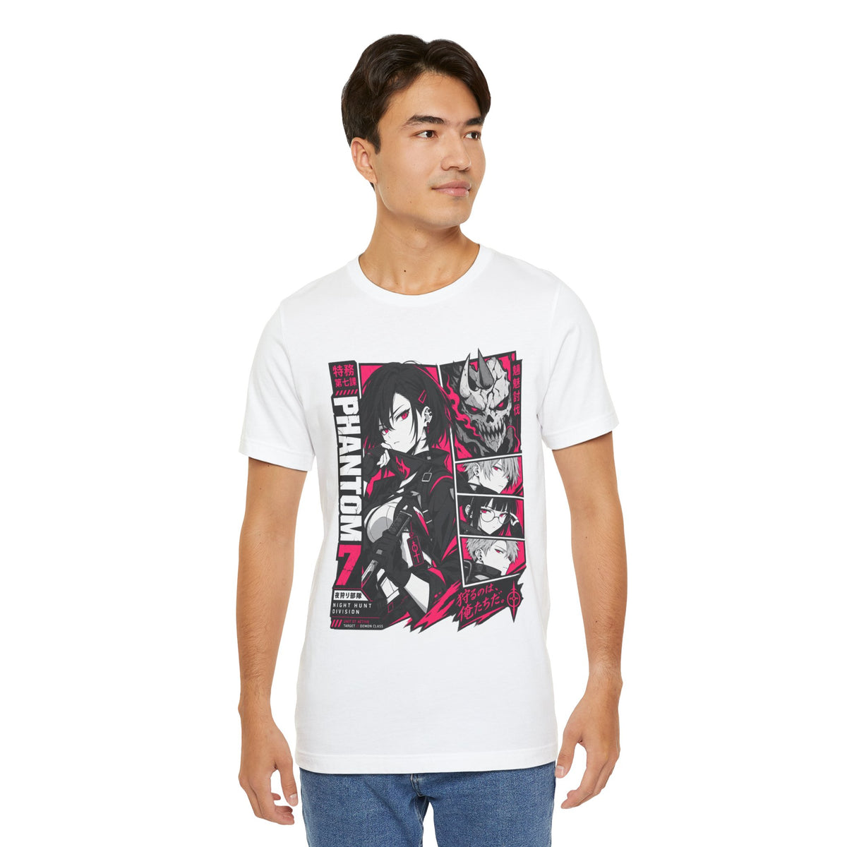Demon Hunter Shirt – Phantom 7 Night Hunt Anime Squad Tee