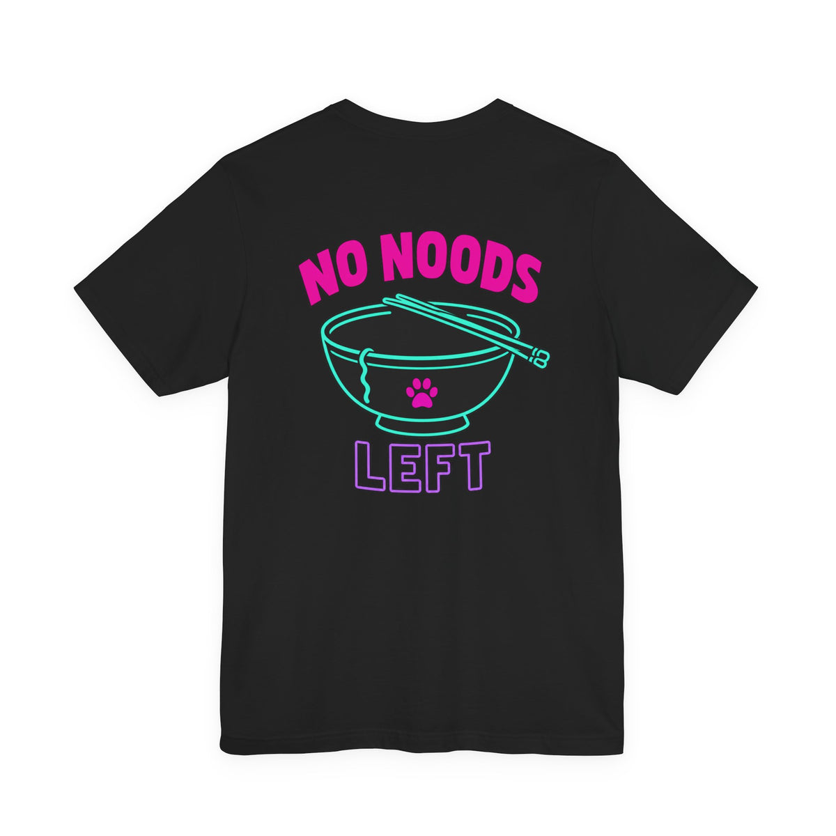 Funny Cat Meme Tee – Send Noods Neon Ramen Cat Shirt