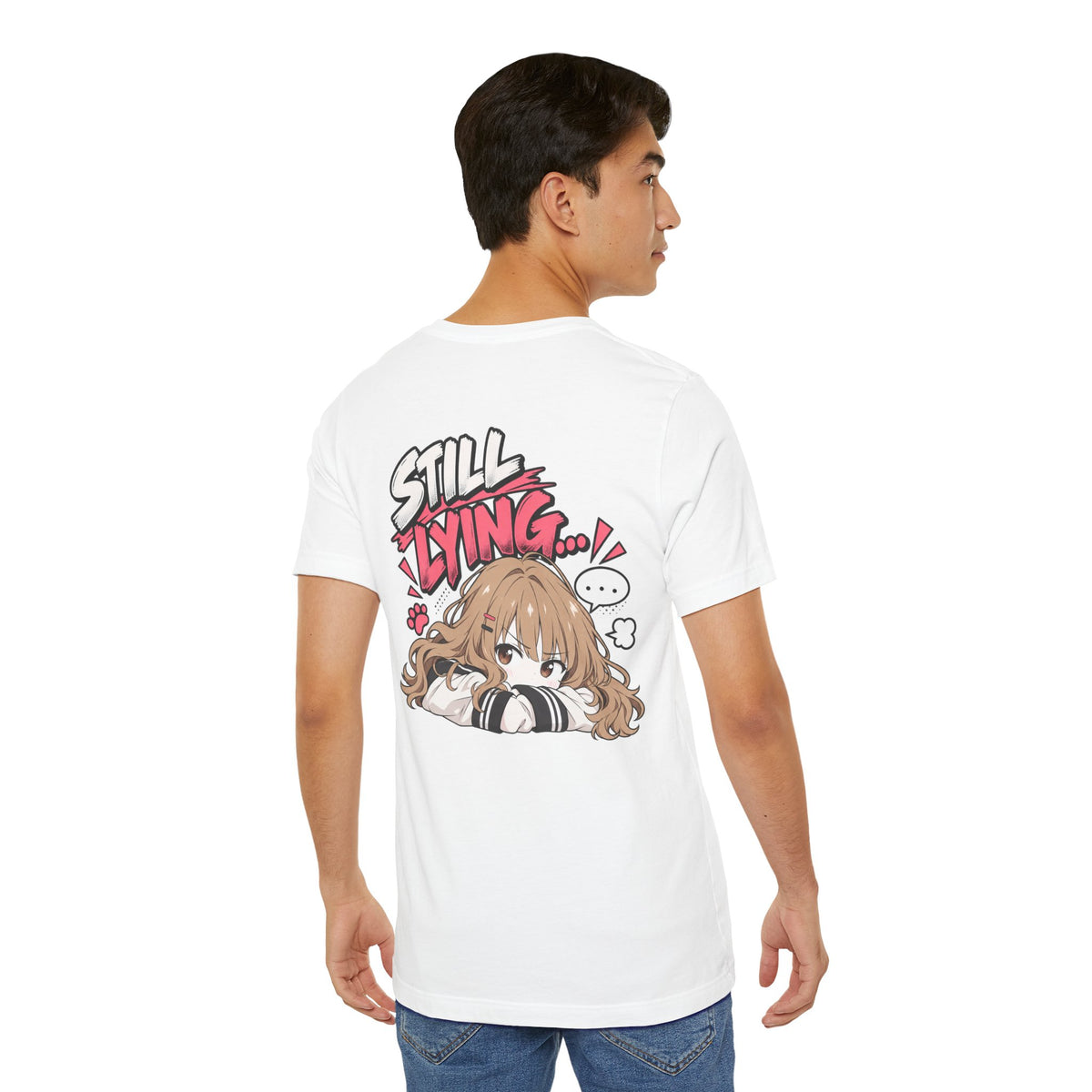 Anime Meme Shirt – The Person Next to Me Is Lying Tee