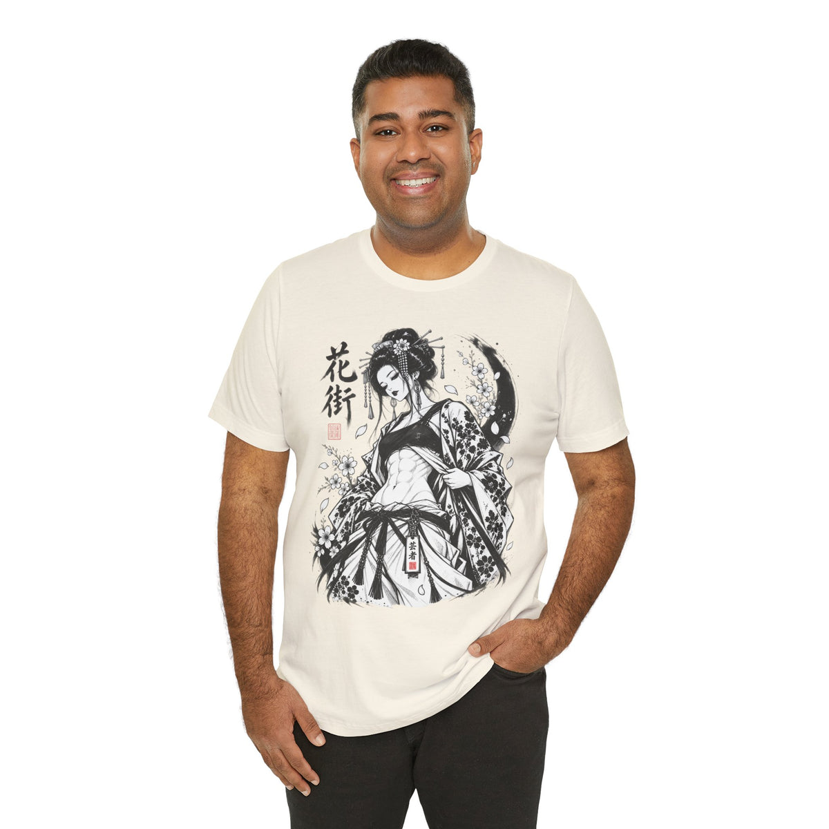Kimono Woman Shirt – Japanese Ink Art & Modern Streetwear