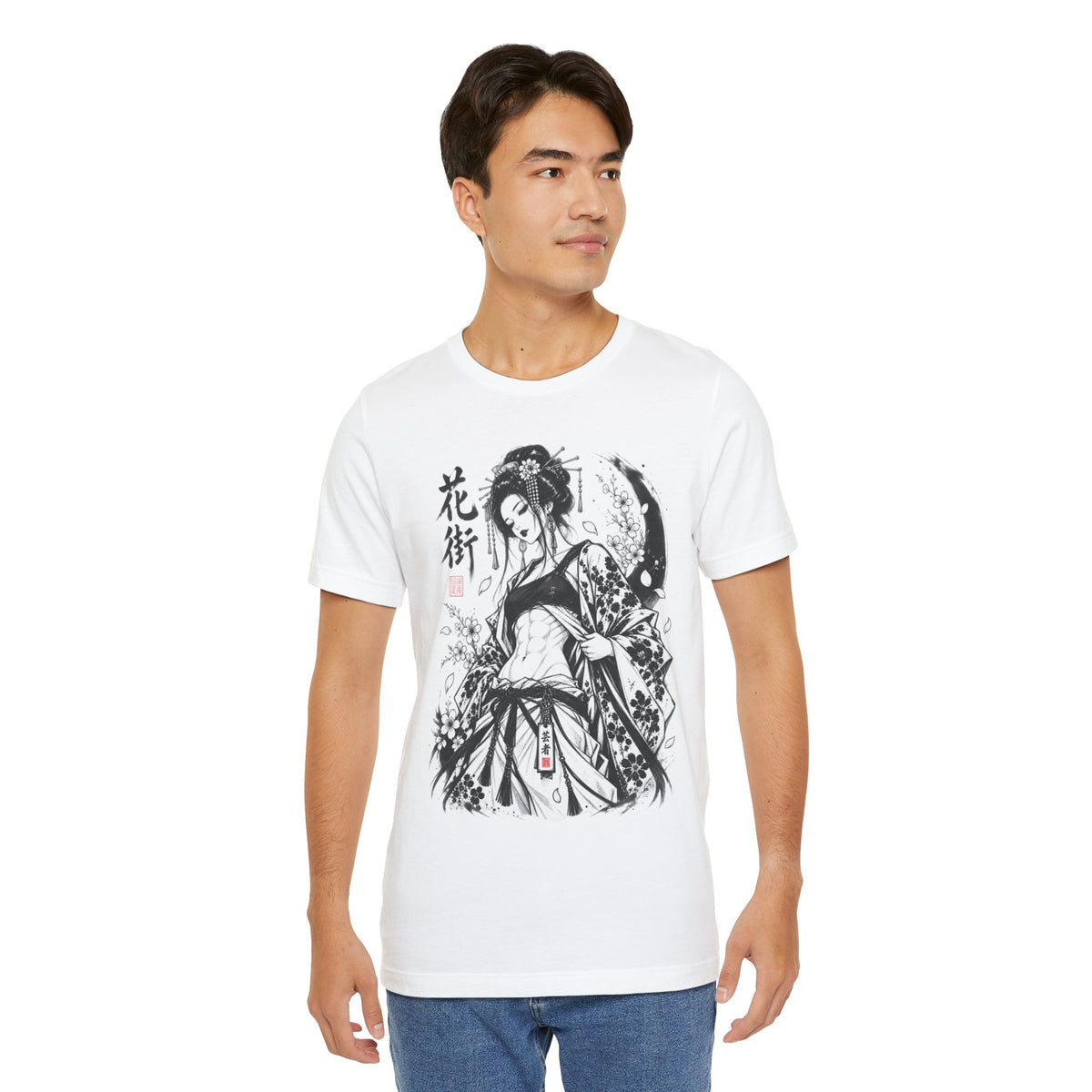 Kimono Woman Shirt – Japanese Ink Art & Modern Streetwear