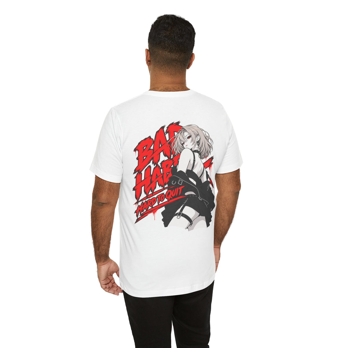 Grunge Anime Shirt – Heartbreaker Goth Girl Streetwear Tee