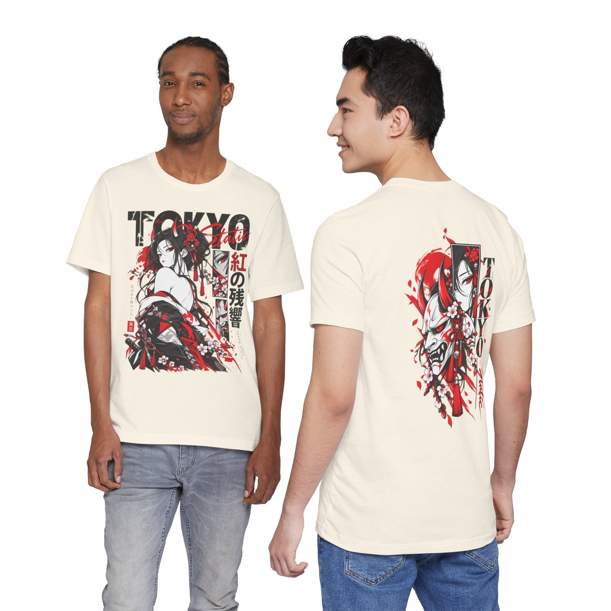 Demon Girl Tee – Tokyo Static Oni Manga Streetwear