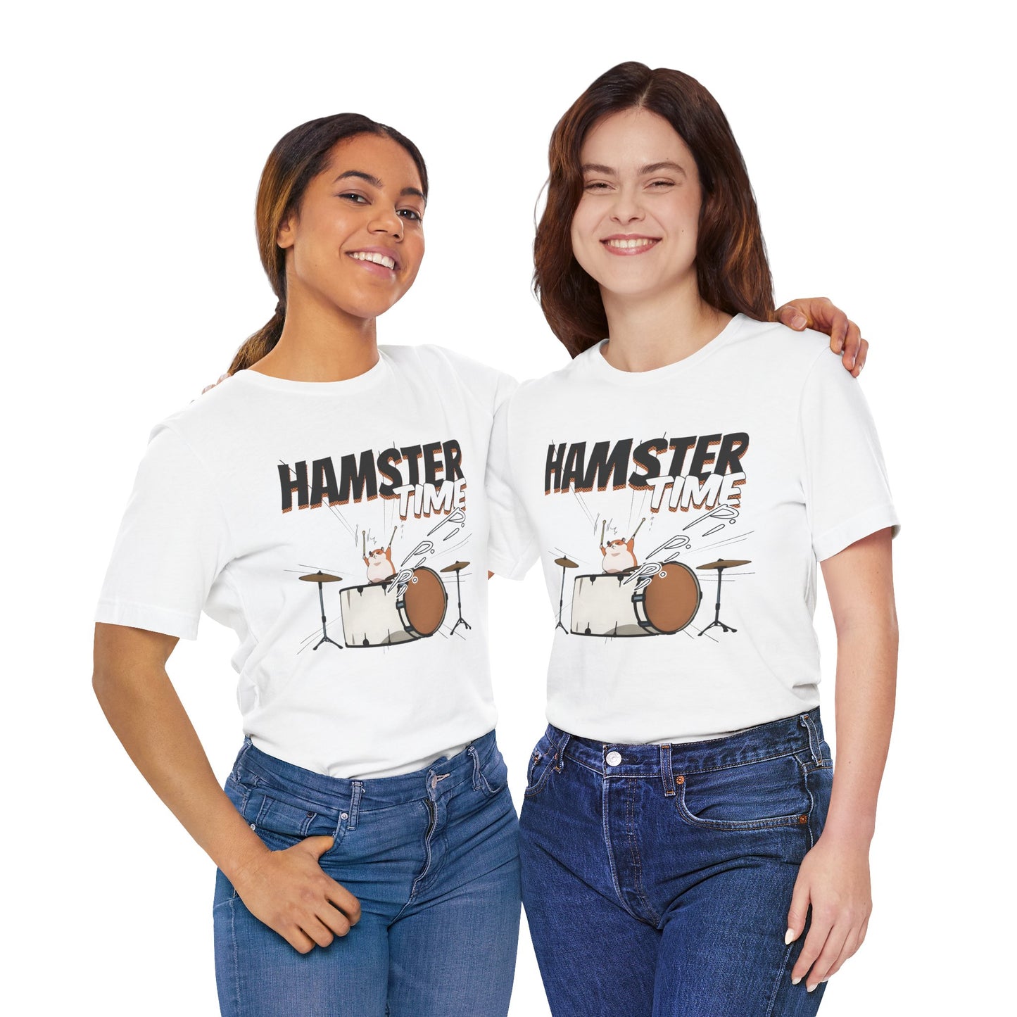 Hamster Meme Shirt – Funny Kawaii Drummer Tee, Chaotic Animal Manga Music Parody T Shirt for Cute Energy Lovers