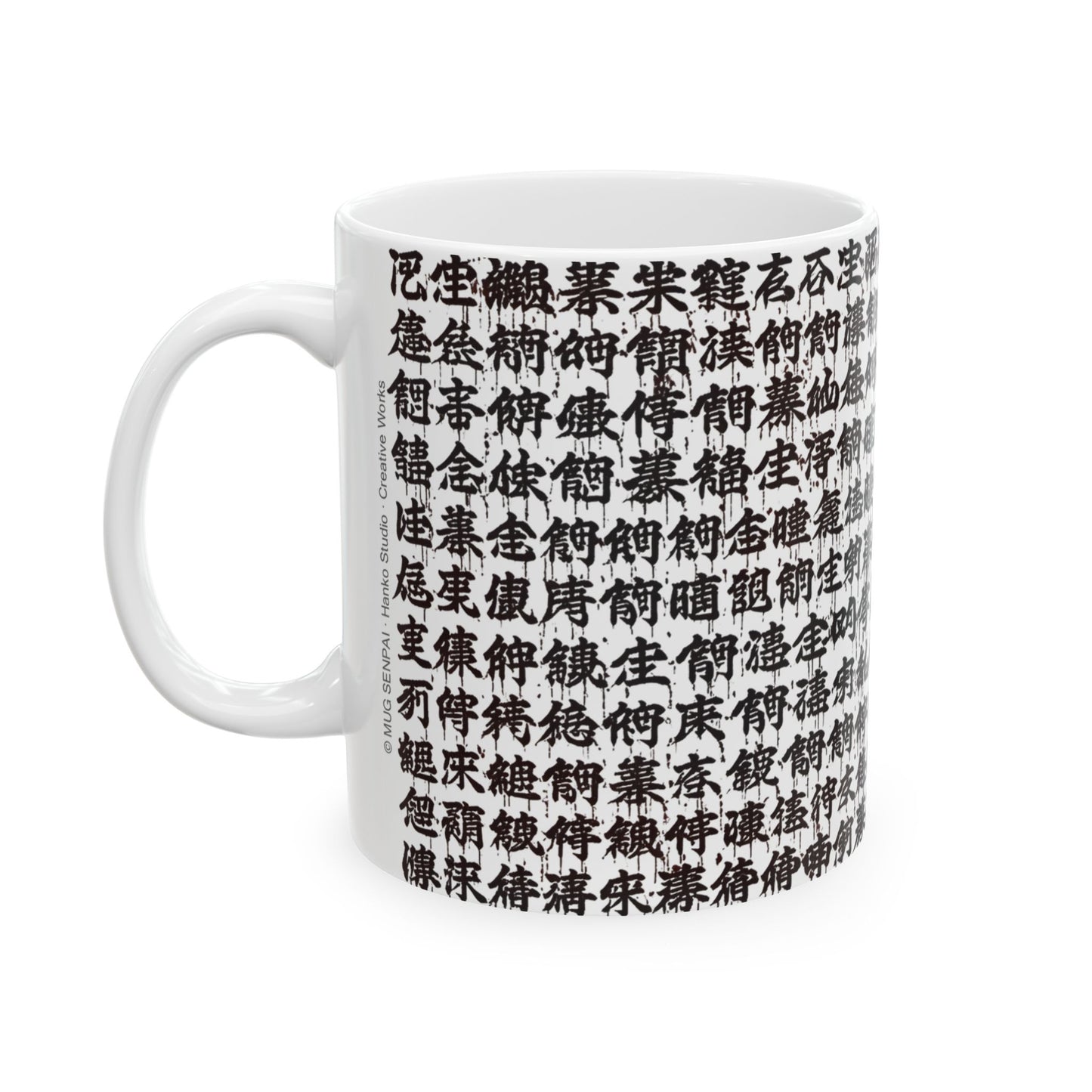 Anime Horror Mug – Creepy Spirit Design, Dark Manga Aesthetic Coffee Cup, Japanese Horror Style Mug, Unsettling Anime Gift