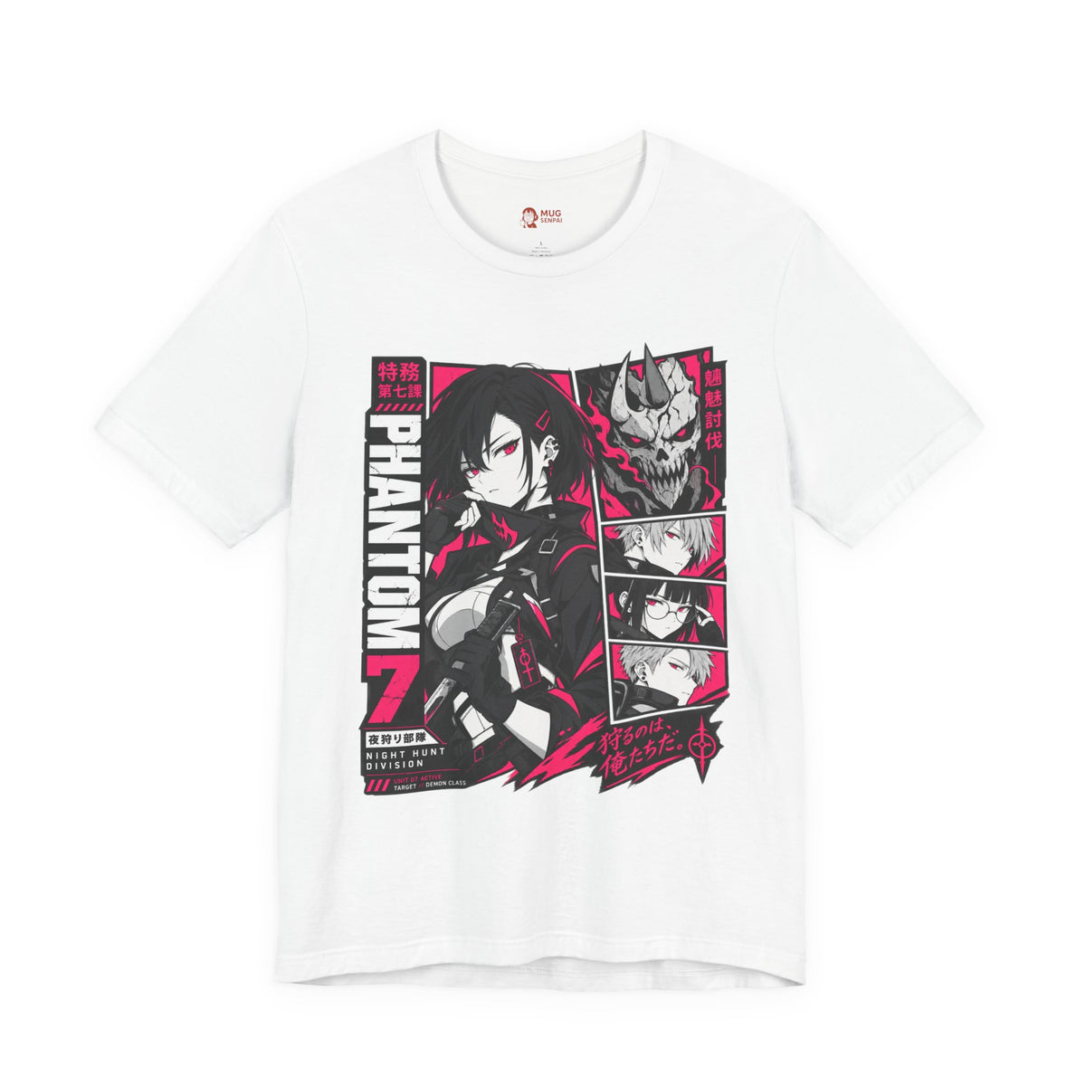Demon Hunter Shirt – Phantom 7 Night Hunt Anime Squad Tee