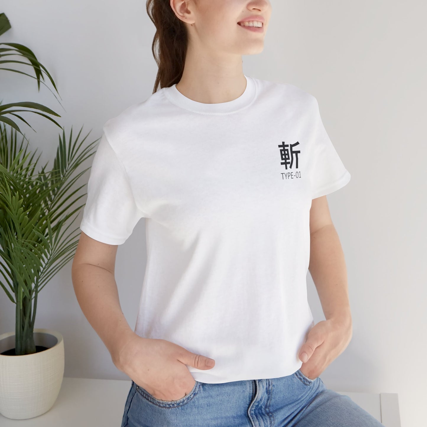 Anime Samurai Shirt – Samurai Girl Anime Tee, Katana Warrior Aesthetic Shirt, Japanese Style Back Print Tee, Ninja Girl Streetwear Shirt