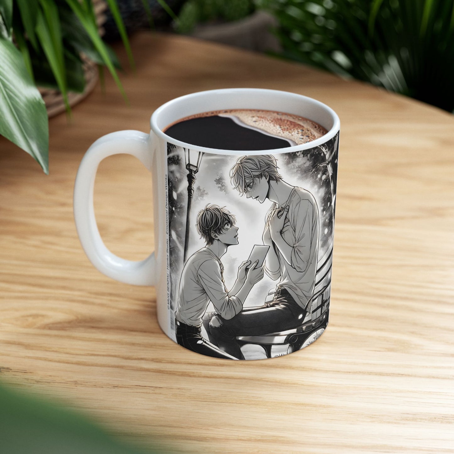 Yaoi BL Mug – Emotional Manga-Style Proposal Coffee Cup, LGBTQ Romance Gift for Boys’ Love Fans and Gay Anime Readers