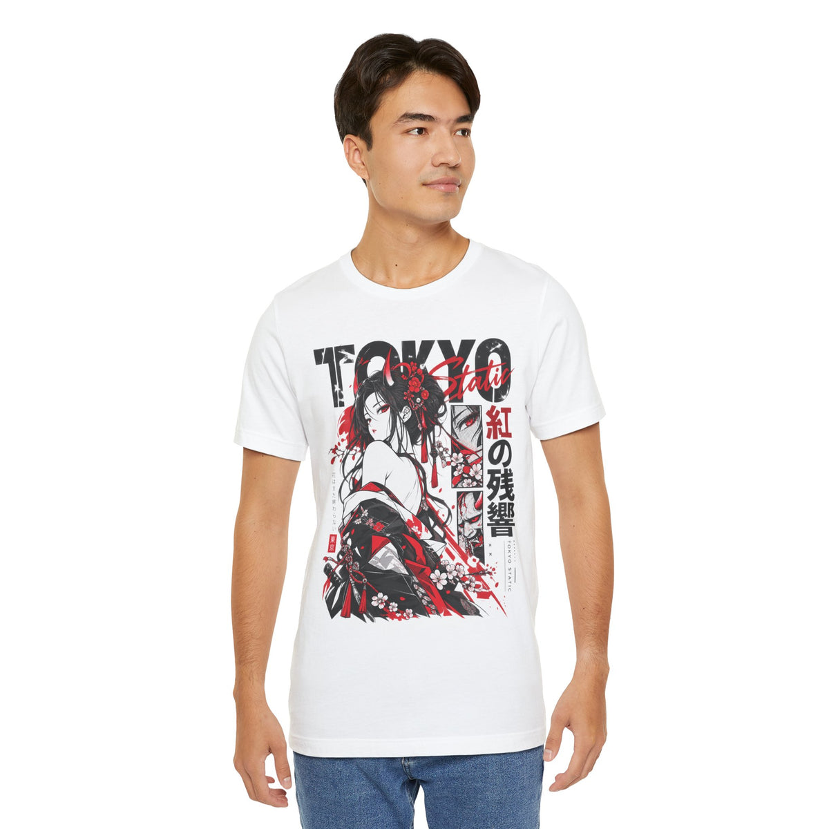 Demon Girl Tee – Tokyo Static Oni Manga Streetwear