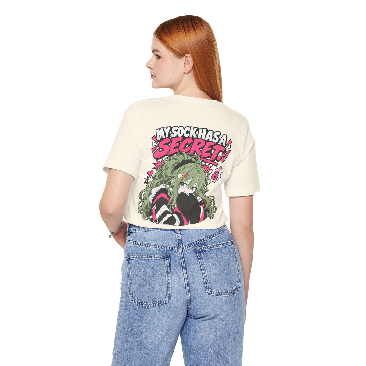 Anime Meme Tee – My Sock Has a Secret Manga Shirt
