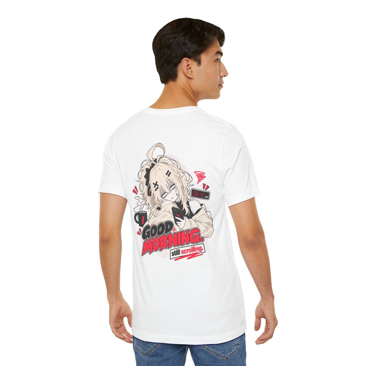 Anime Meme Tee – One More Reel Late Night Scrolling Shirt