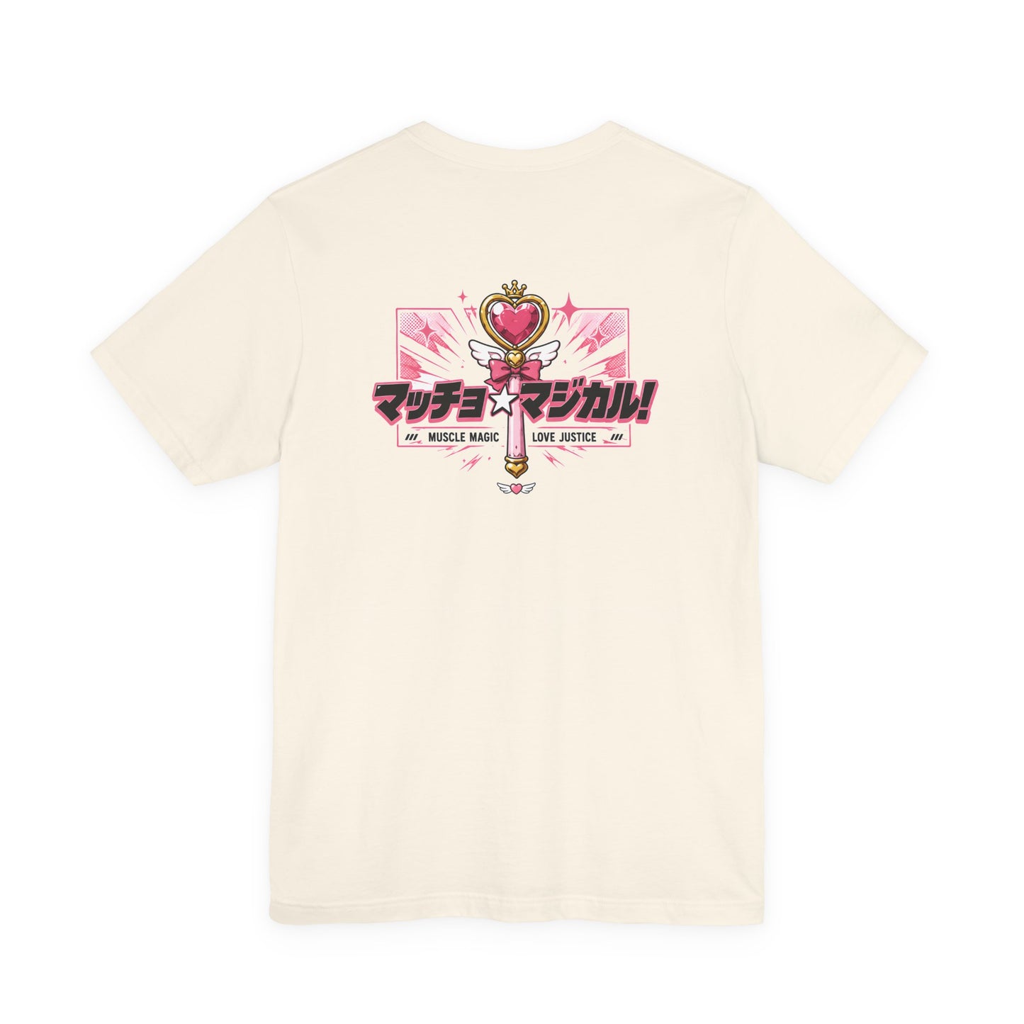 Funny Anime Shirt – Magical Girl Muscle Parody Tee, Buff Manga Hero in Pink Dress, Anime Meme T-Shirt, Otaku Gift