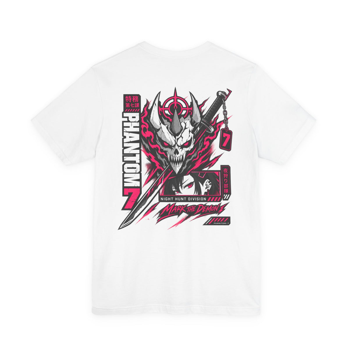 Demon Hunter Shirt – Phantom 7 Night Hunt Anime Squad Tee