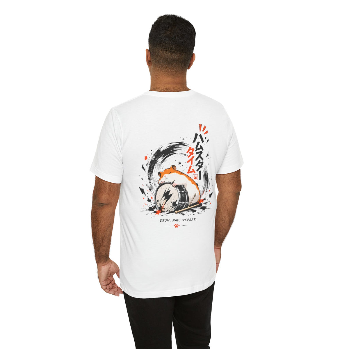 Hamster Shirt – Funny Drummer Animal Meme Graphic Tee