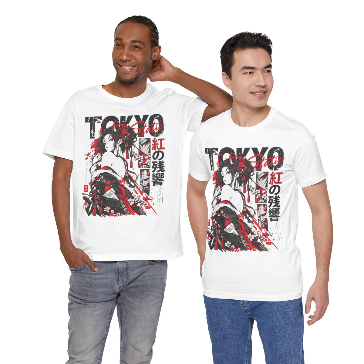 Demon Girl Tee – Tokyo Static Oni Manga Streetwear