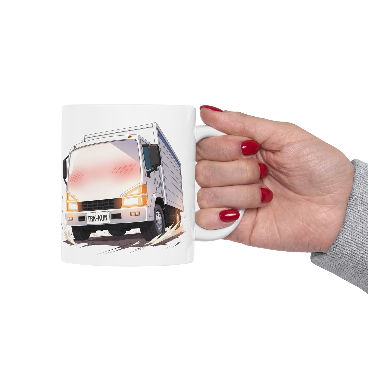 Anime Meme Mug – Truck Kun Isekai Joke Cup, Level 99 Gamer Humor Coffee Mug, Funny Anime Gift