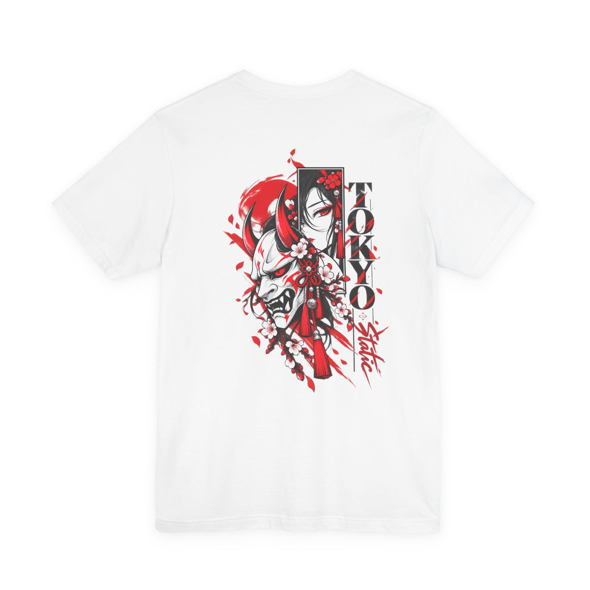 Demon Girl Tee – Tokyo Static Oni Manga Streetwear
