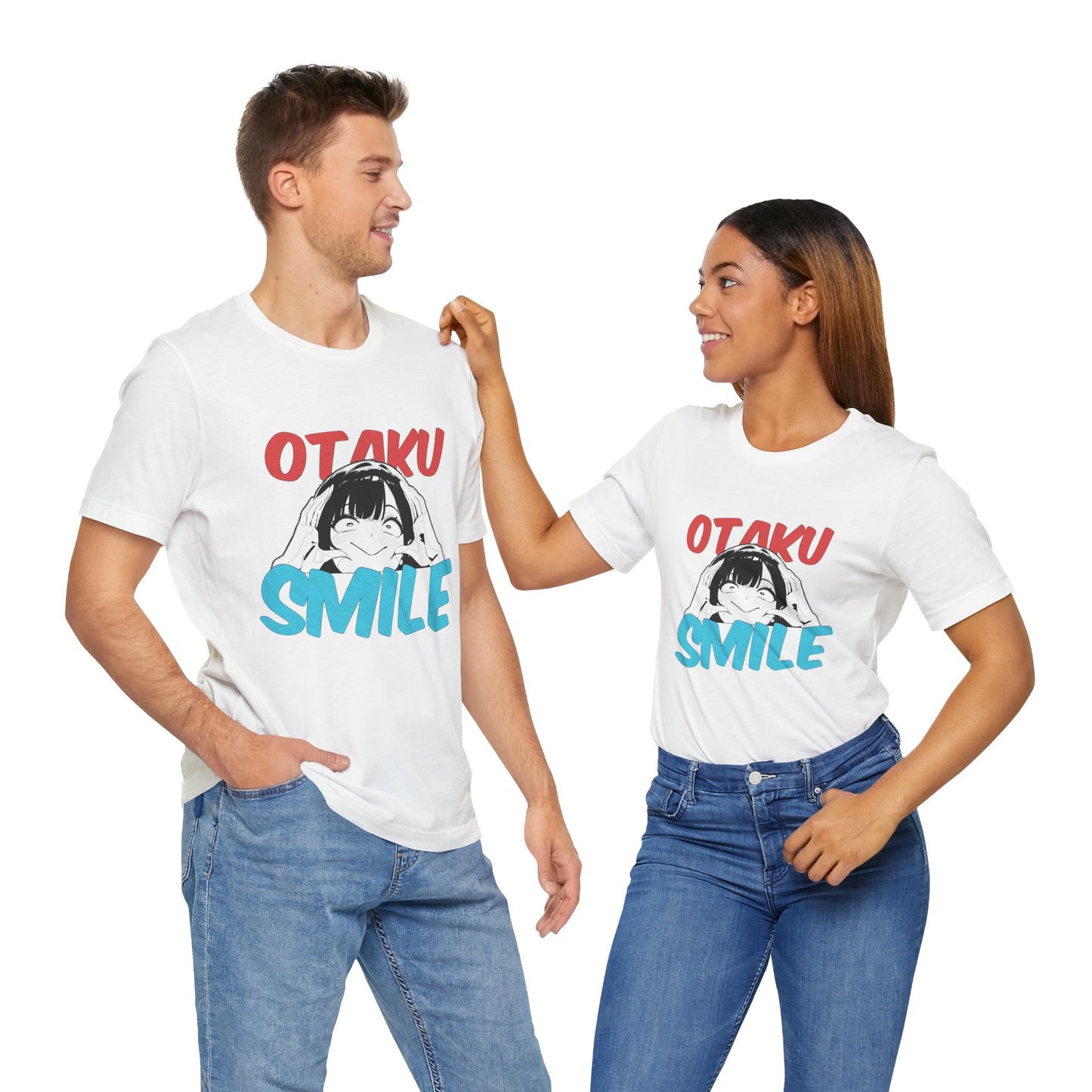 Otaku Funny Tee – Kind of Awkward Anime Shirt, Relatable Otaku Smile Meme T-Shirt for Weebs and Introvert Humor Fans