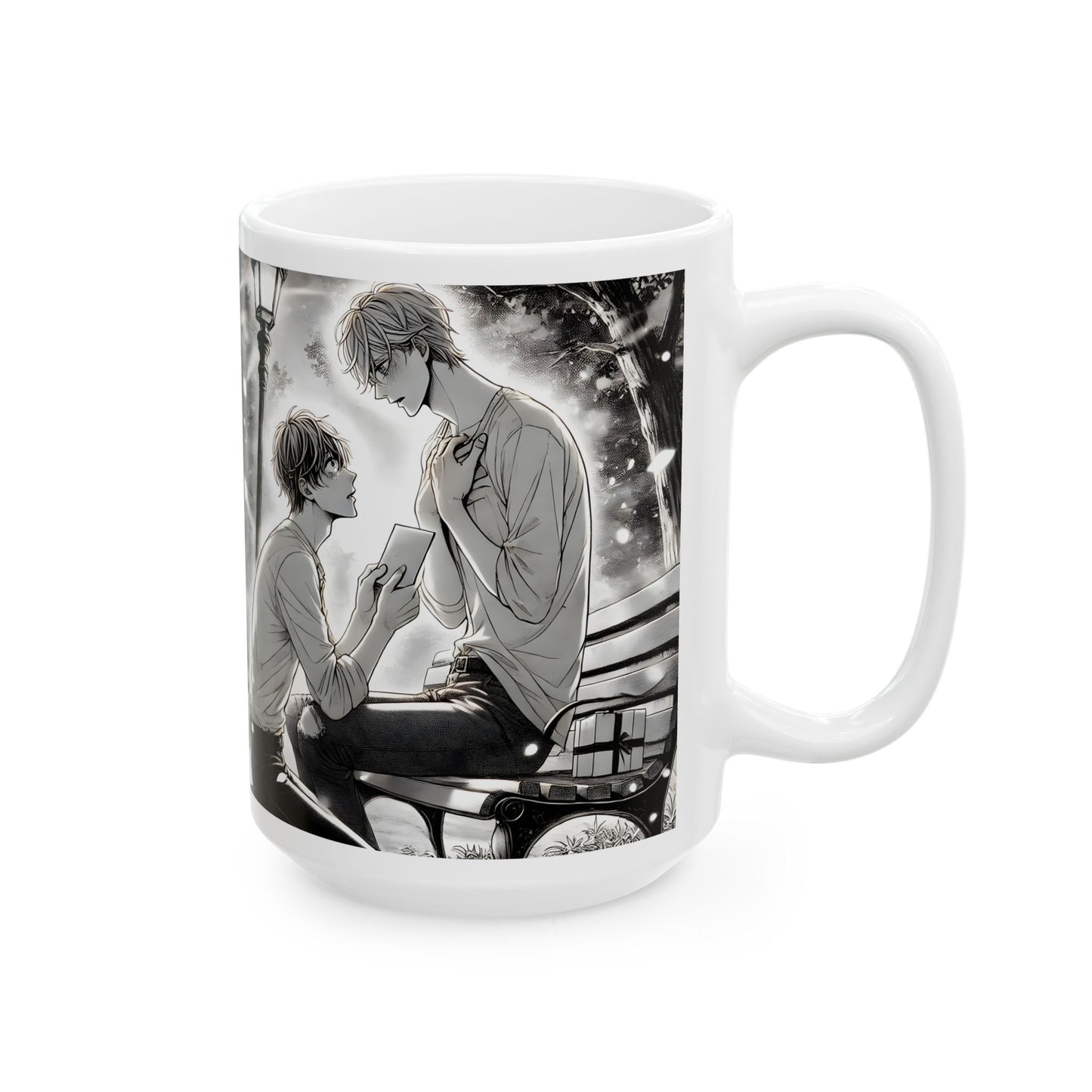 Yaoi BL Mug – Emotional Manga-Style Proposal Coffee Cup, LGBTQ Romance Gift for Boys’ Love Fans and Gay Anime Readers