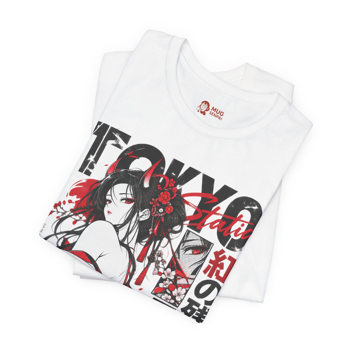 Demon Girl Tee – Tokyo Static Oni Manga Streetwear