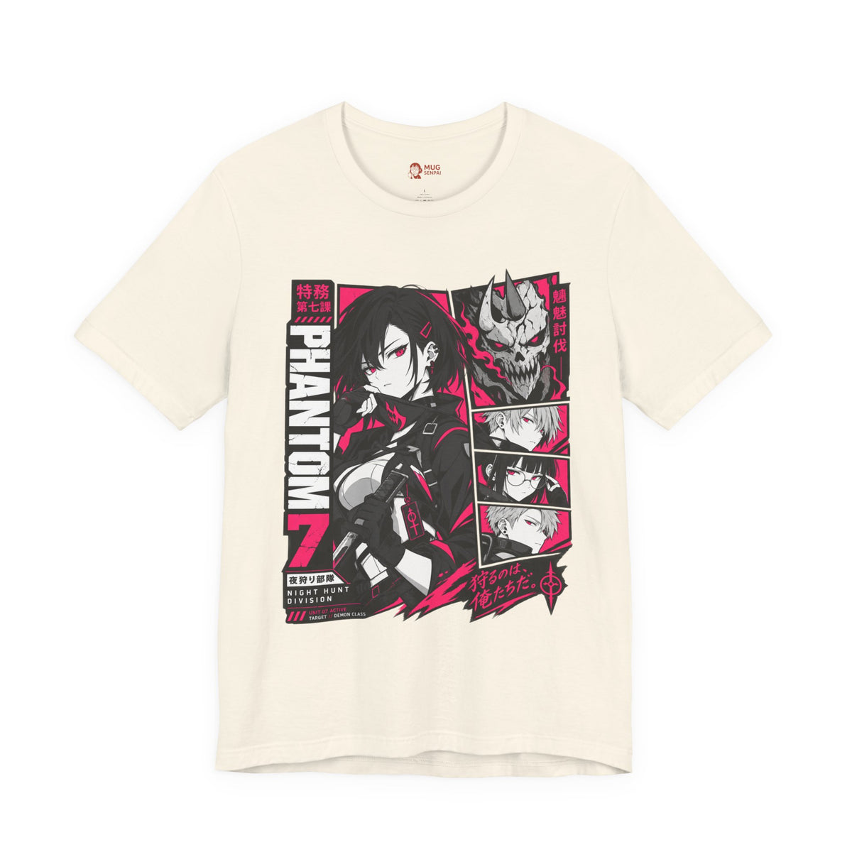 Demon Hunter Shirt – Phantom 7 Night Hunt Anime Squad Tee