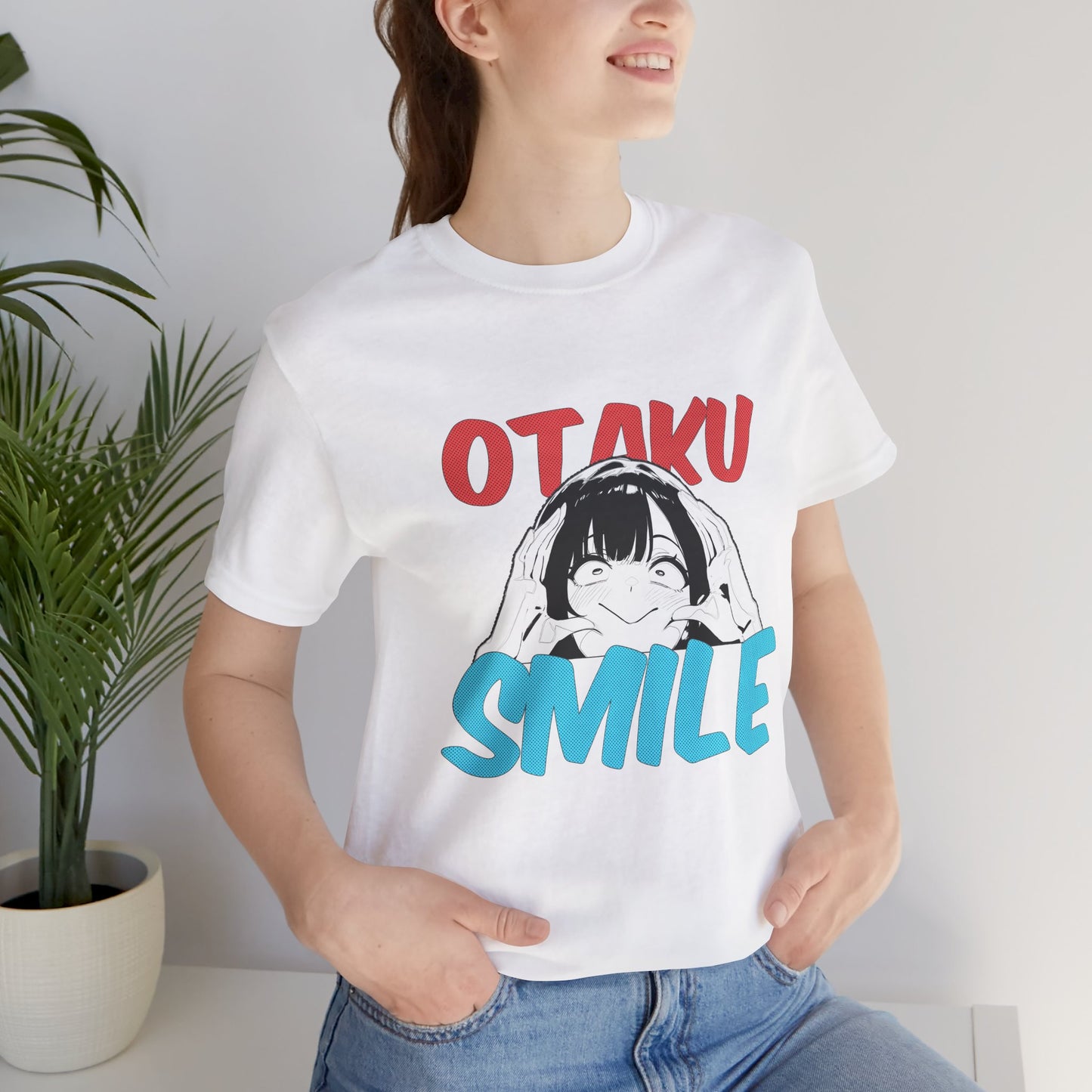 Otaku Funny Tee – Kind of Awkward Anime Shirt, Relatable Otaku Smile Meme T-Shirt for Weebs and Introvert Humor Fans