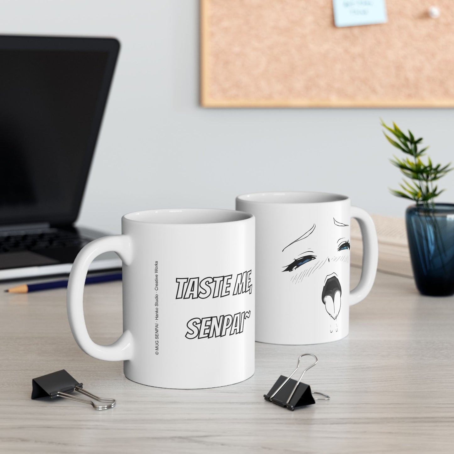 Funny Anime Mug – Overdramatic Reaction Face Cup, Chaotic Manga Expression Mug, Weird Anime Humor Coffee Mug, Meme Style Gag Gift