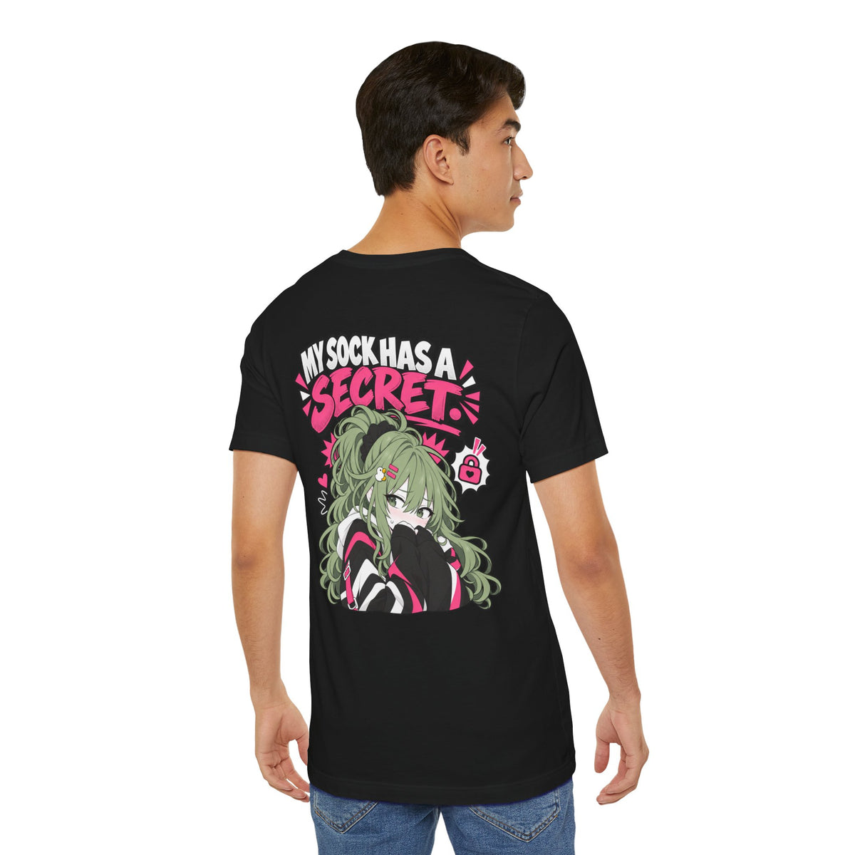 Anime Meme Tee – My Sock Has a Secret Manga Shirt