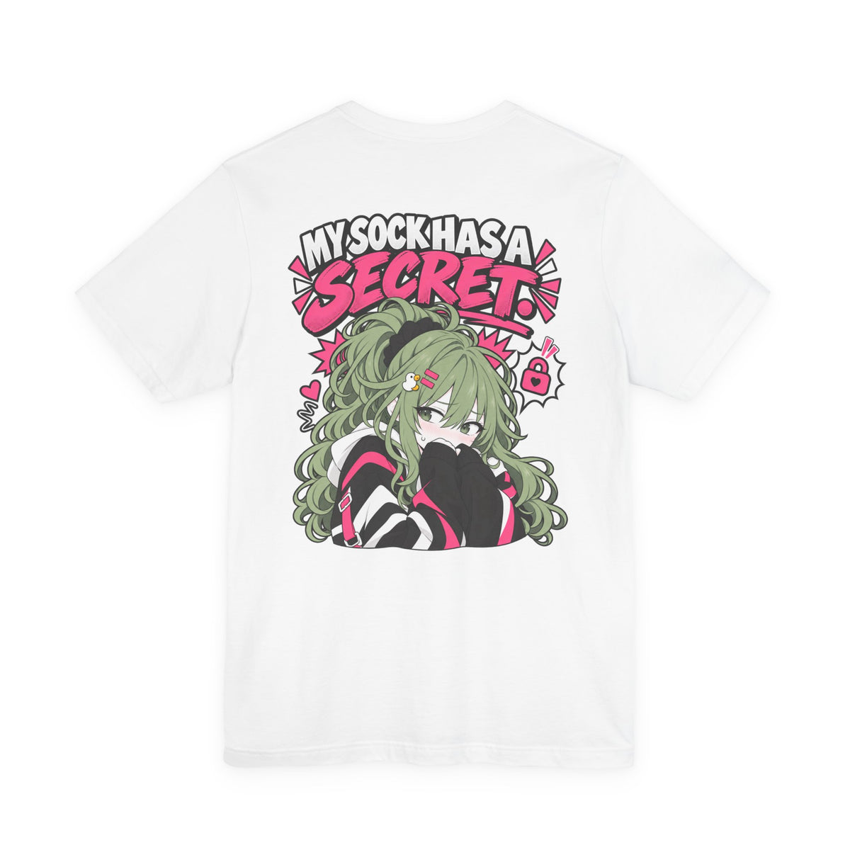 Anime Meme Tee – My Sock Has a Secret Manga Shirt