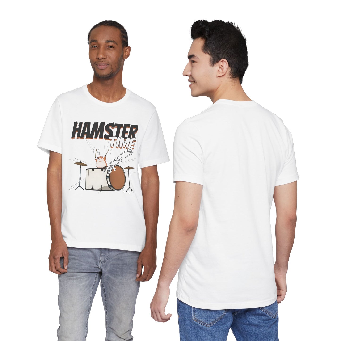 Hamster Meme Shirt – Funny Kawaii Drummer Tee, Chaotic Animal Manga Music Parody T Shirt for Cute Energy Lovers