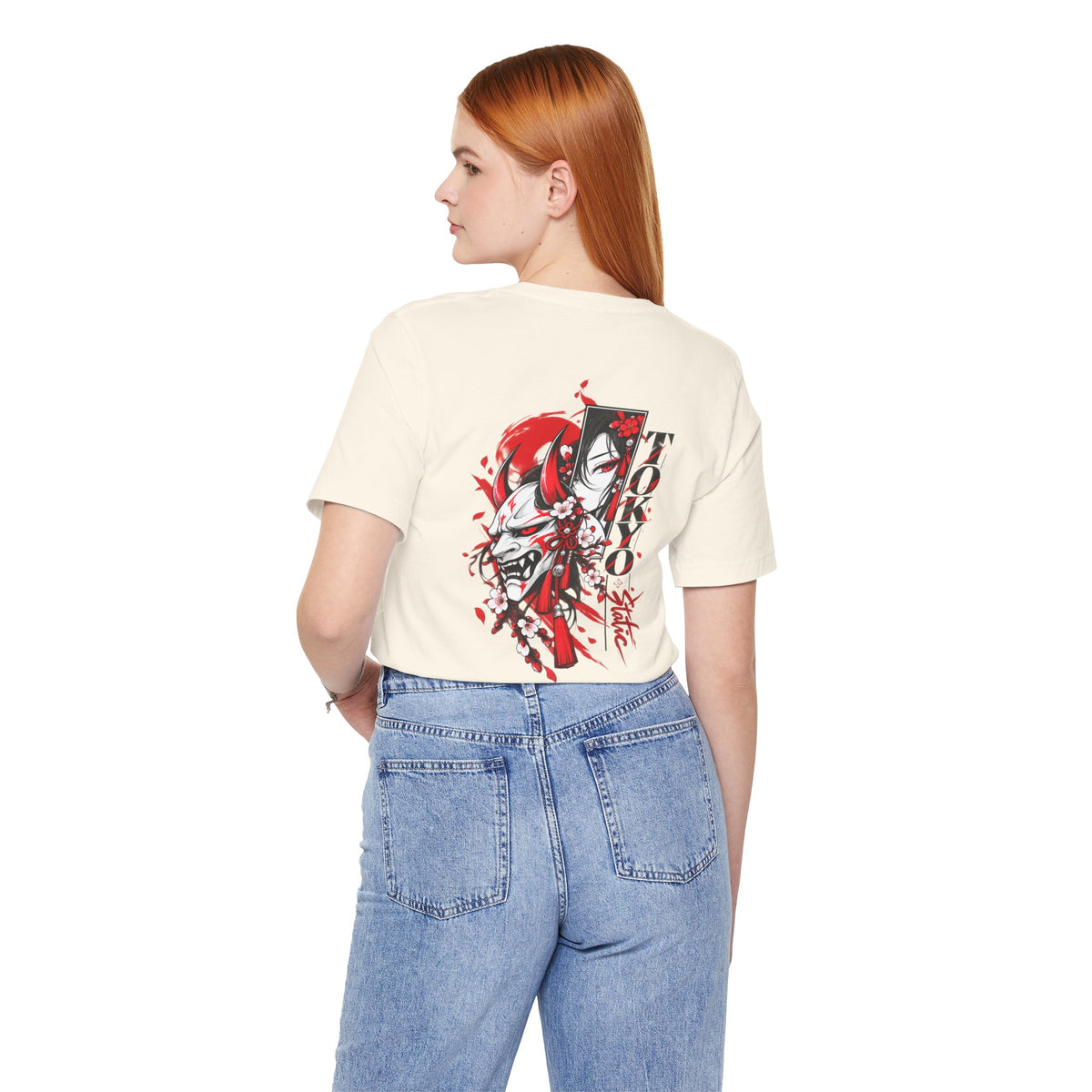 Demon Girl Tee – Tokyo Static Oni Manga Streetwear