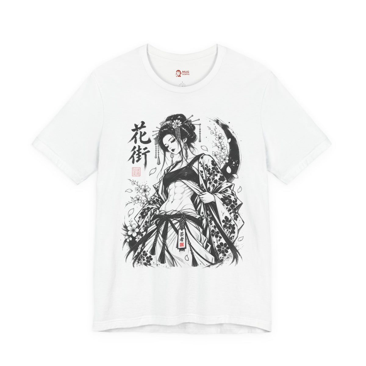 Kimono Woman Shirt – Japanese Ink Art & Modern Streetwear