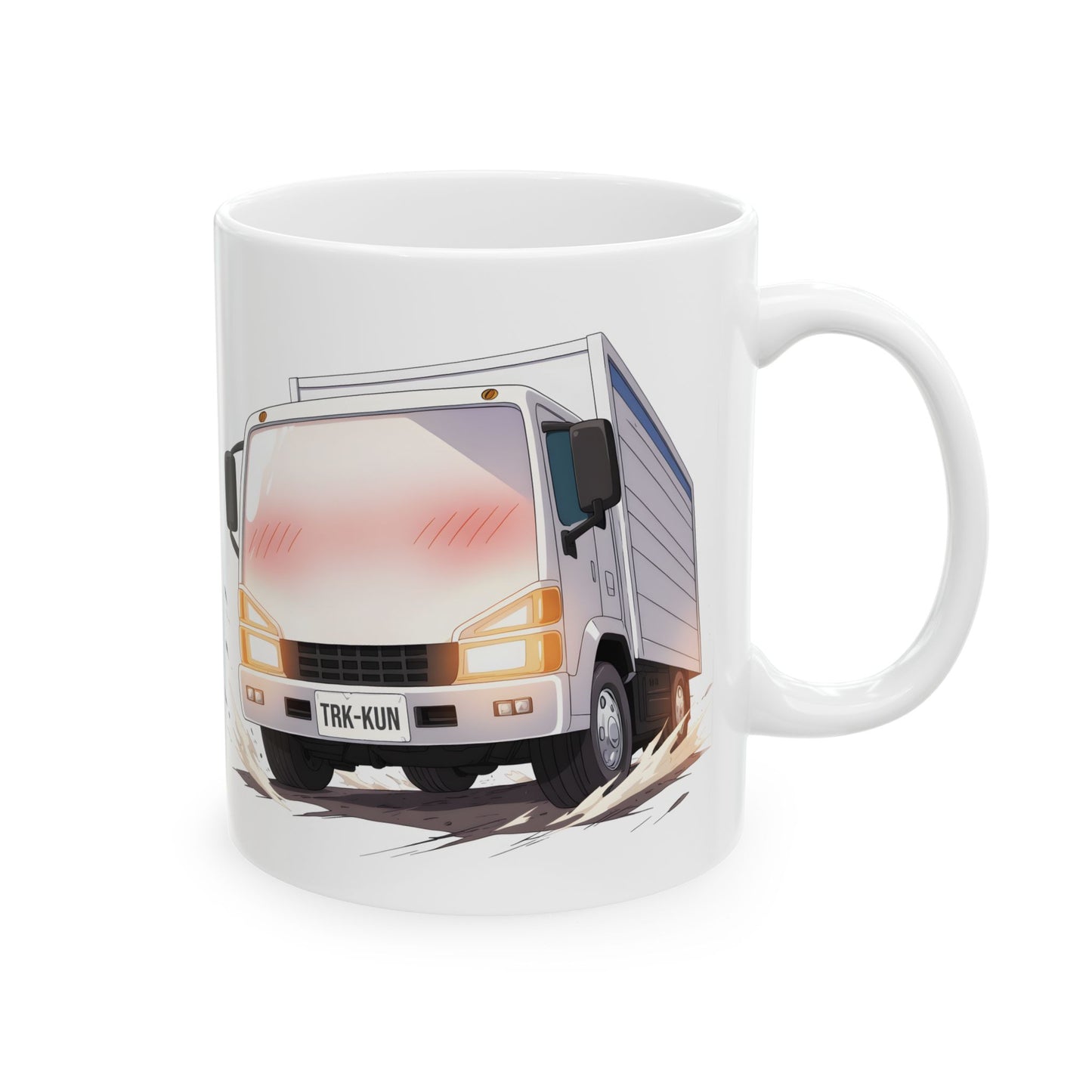 Anime Meme Mug – Truck Kun Isekai Joke Cup, Level 99 Gamer Humor Coffee Mug, Funny Anime Gift