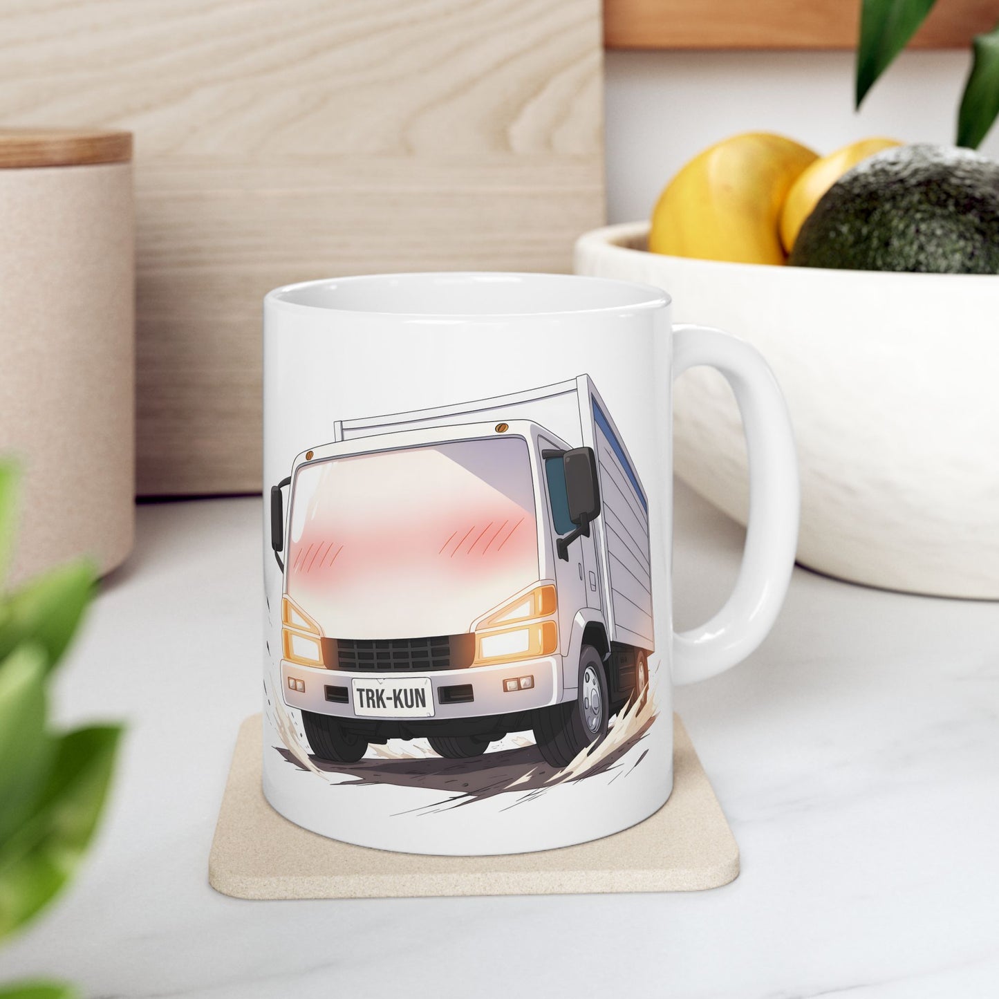 Anime Meme Mug – Truck Kun Isekai Joke Cup, Level 99 Gamer Humor Coffee Mug, Funny Anime Gift