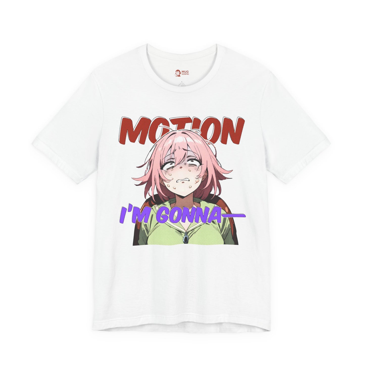 Anime Meme Shirt – Pink Haired Reaction Girl, Funny Motion Sickness Face, Otaku Humor Tee