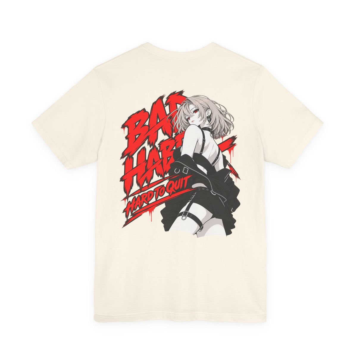 Grunge Anime Shirt – Heartbreaker Goth Girl Streetwear Tee