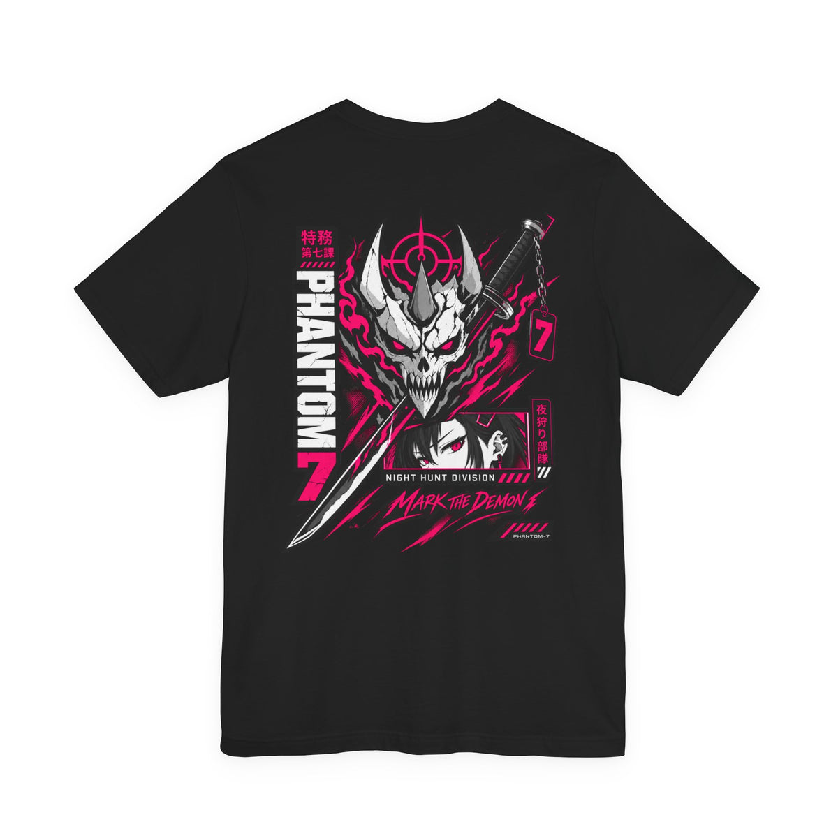 Demon Hunter Shirt – Phantom 7 Night Hunt Anime Squad Tee