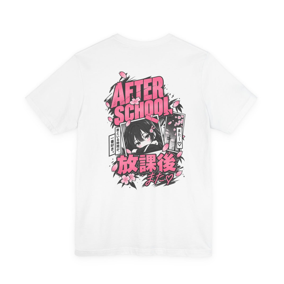 Romance Anime Tee – After School Manga Crush Shirt