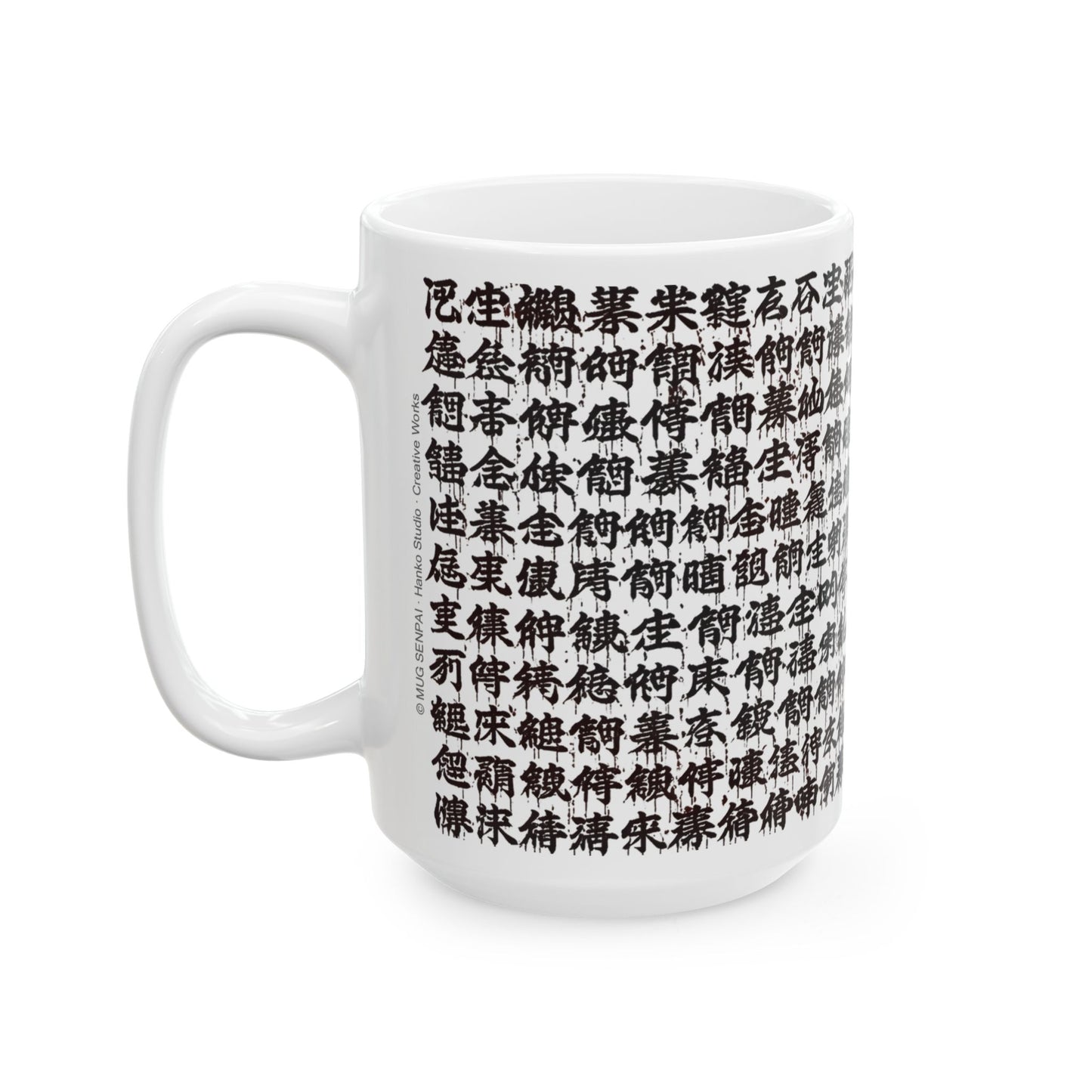 Anime Horror Mug – Creepy Spirit Design, Dark Manga Aesthetic Coffee Cup, Japanese Horror Style Mug, Unsettling Anime Gift