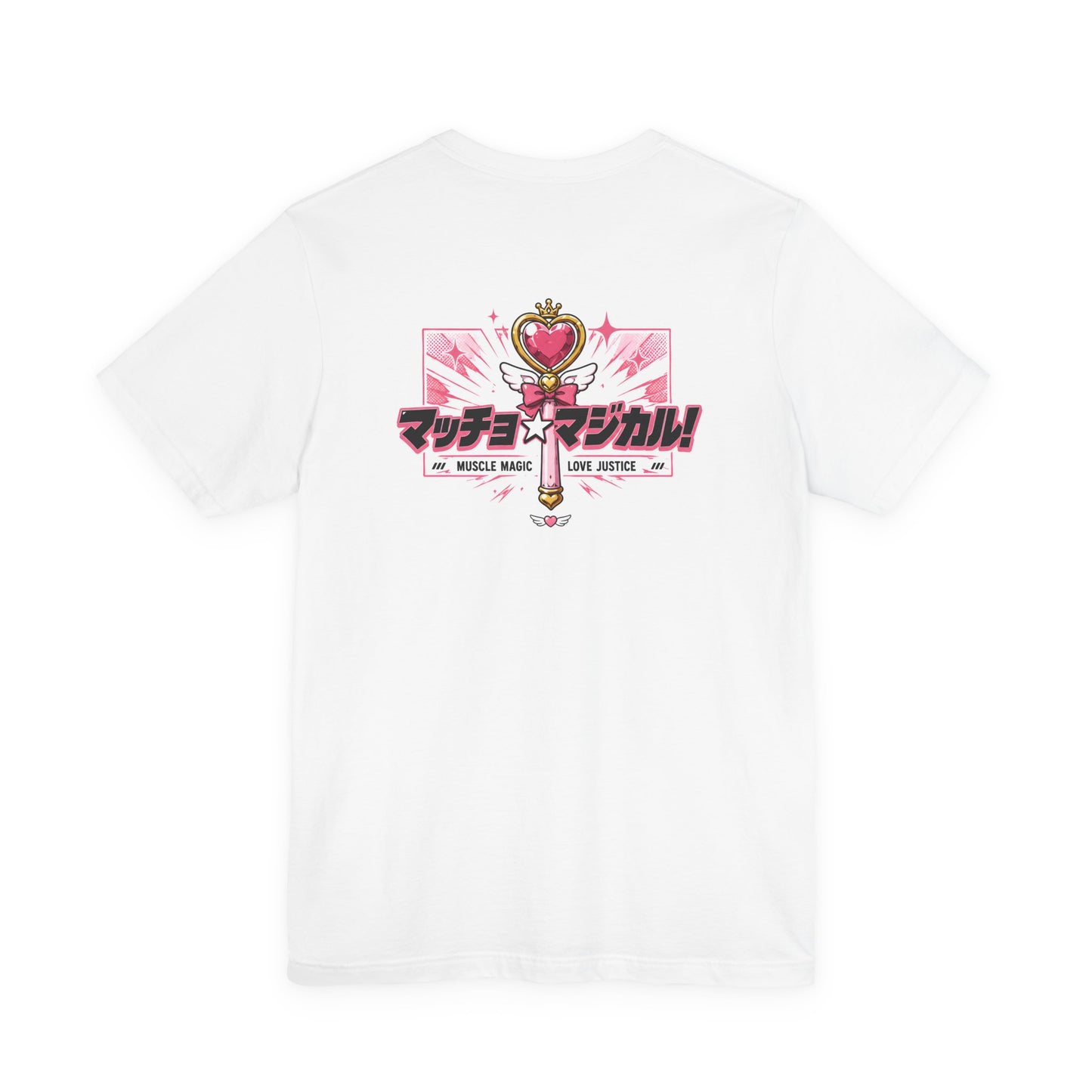 Funny Anime Shirt – Magical Girl Muscle Parody Tee, Buff Manga Hero in Pink Dress, Anime Meme T-Shirt, Otaku Gift