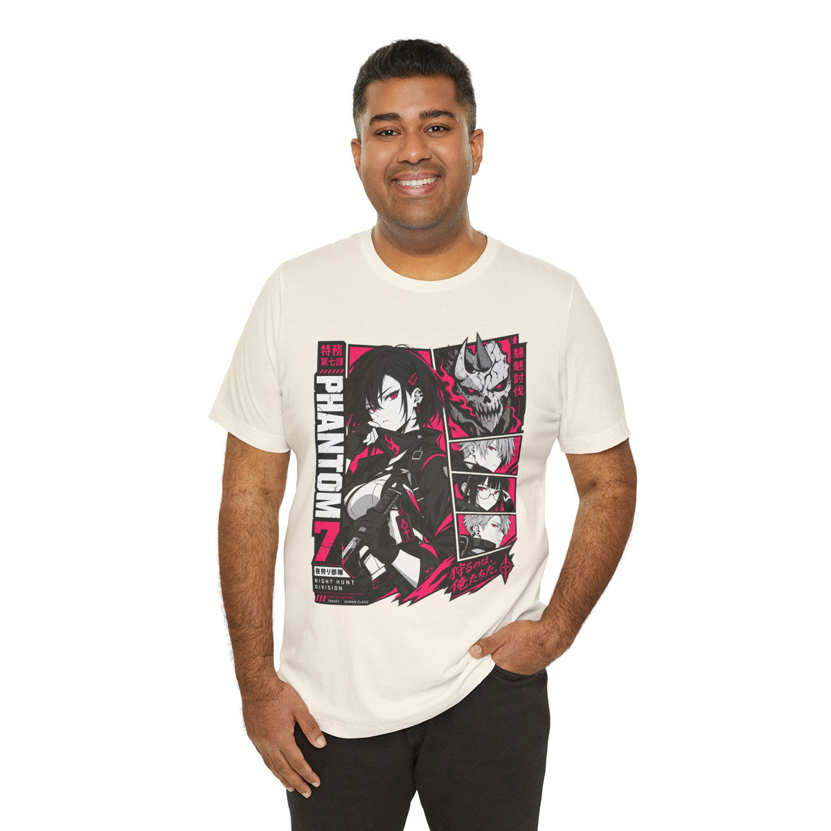 Demon Hunter Shirt – Phantom 7 Night Hunt Anime Squad Tee