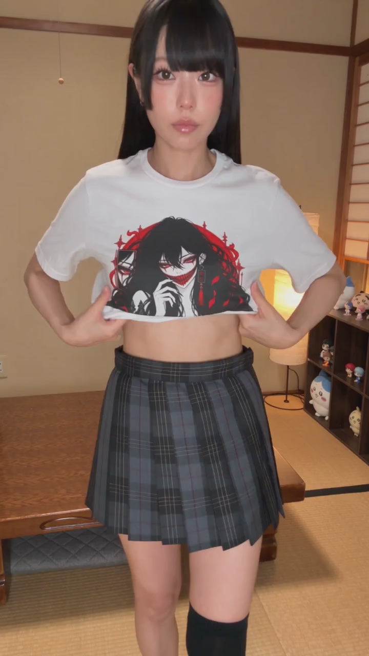 dont-blink-anime-girl-graphic-tshirt-white-lifestyle-video